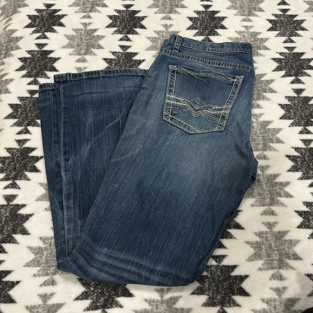 BKE denim bootleg jean